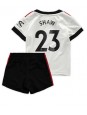 Manchester United Luke Shaw #23 Auswärts Trikotsatz für Kinder 2022-23 Kurzarm (+ Kurze Hosen)